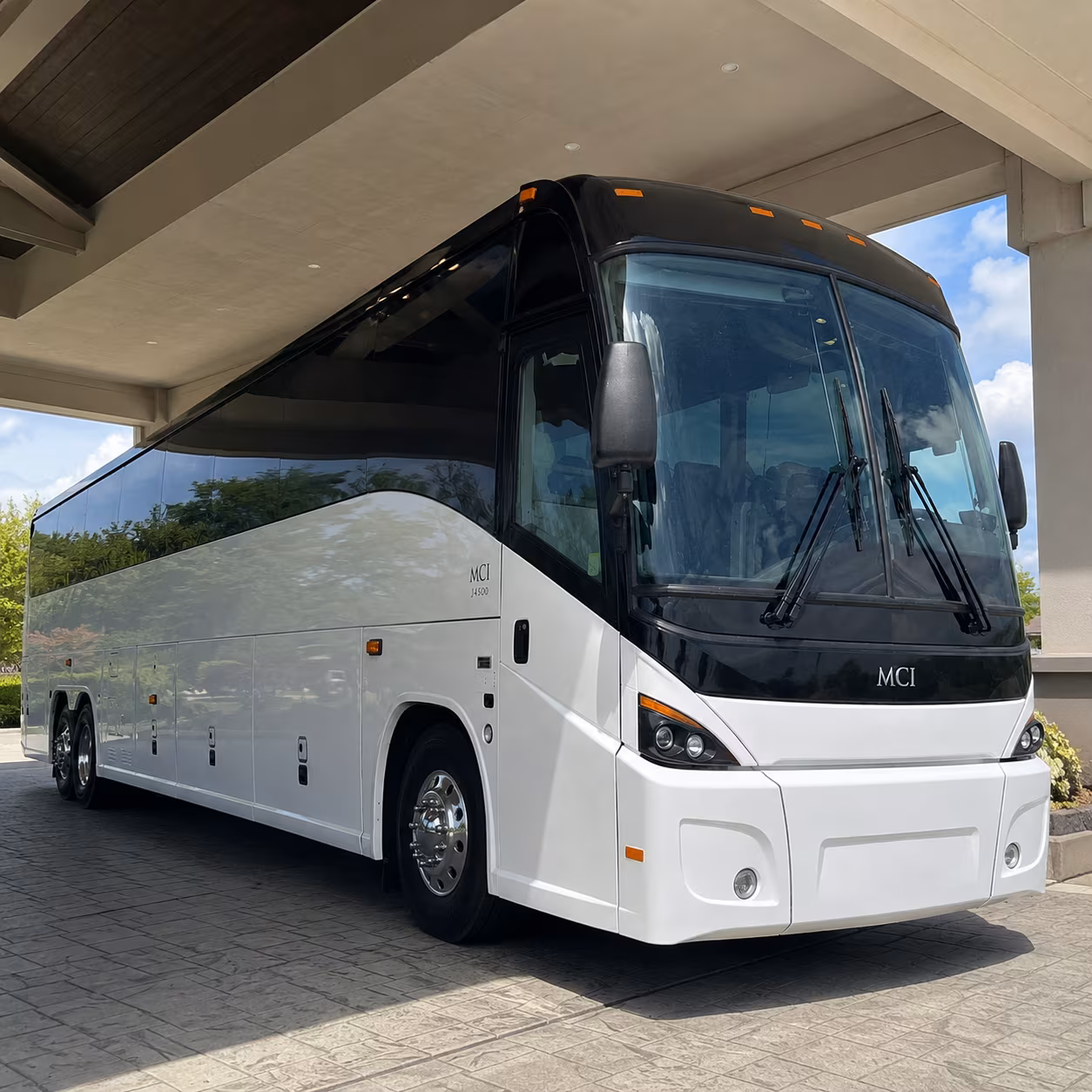 Baltimore Airport Shuttle & Transportation party bus exterior