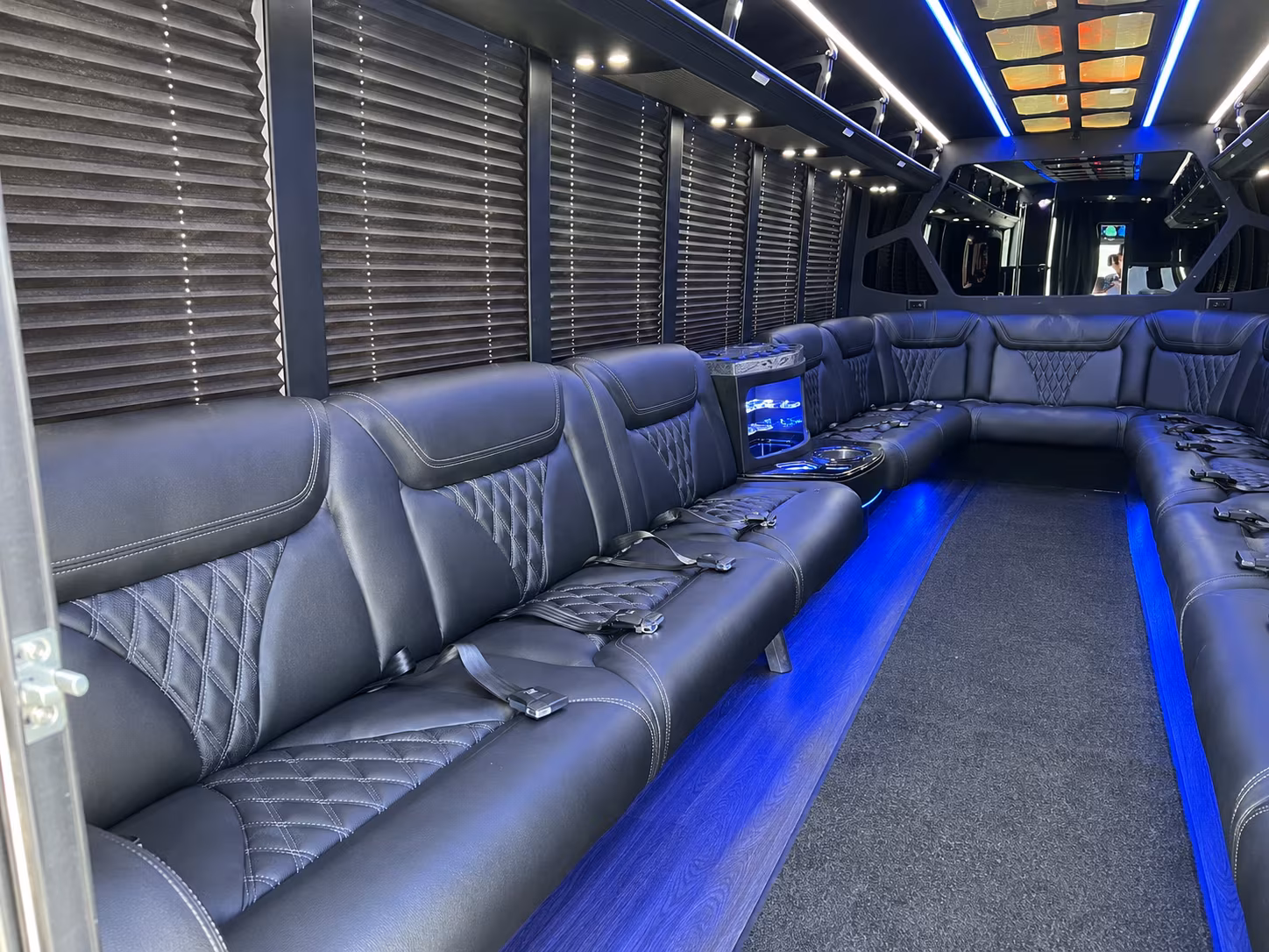 Baltimore Birthday, Sweet 16, & Quinceañera Transportation party bus exterior
