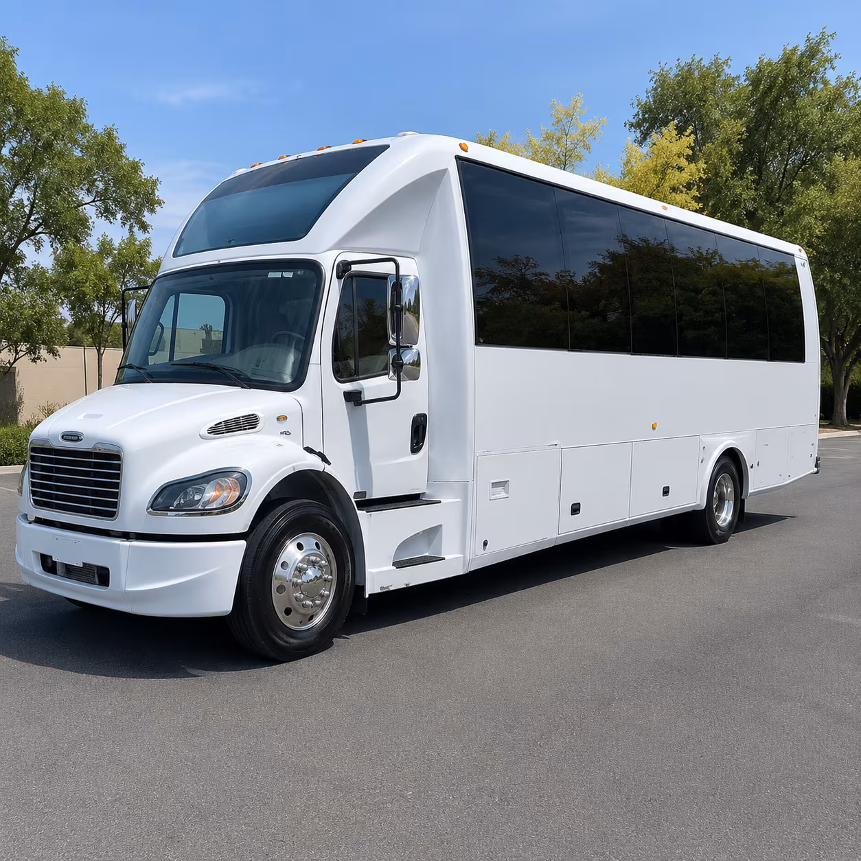 Baltimore Birthday, Sweet 16, & Quinceañera Transportation party bus exterior