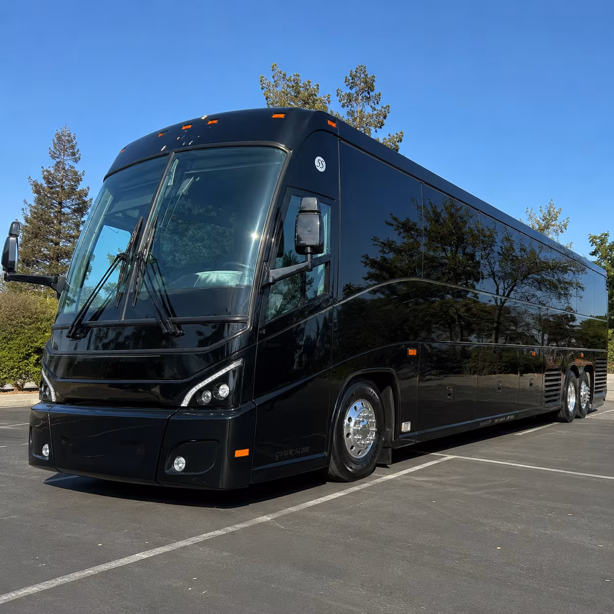 Baltimore Corporate Transportation party bus exterior