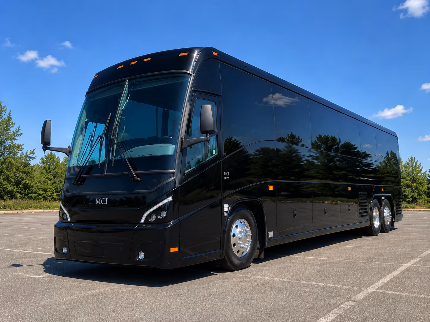 Baltimore Corporate Transportation party bus exterior