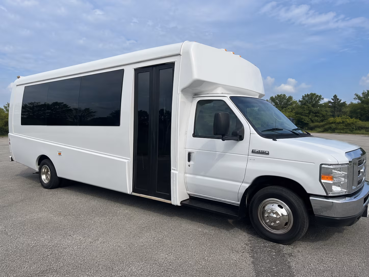 Baltimore Private Event Transportation party bus interior