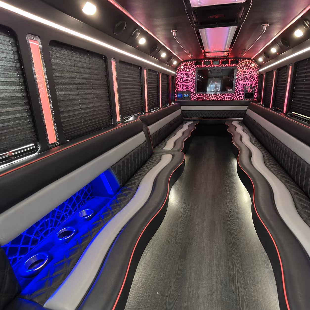 Baltimore Prom & Homecoming Transportation party bus exterior