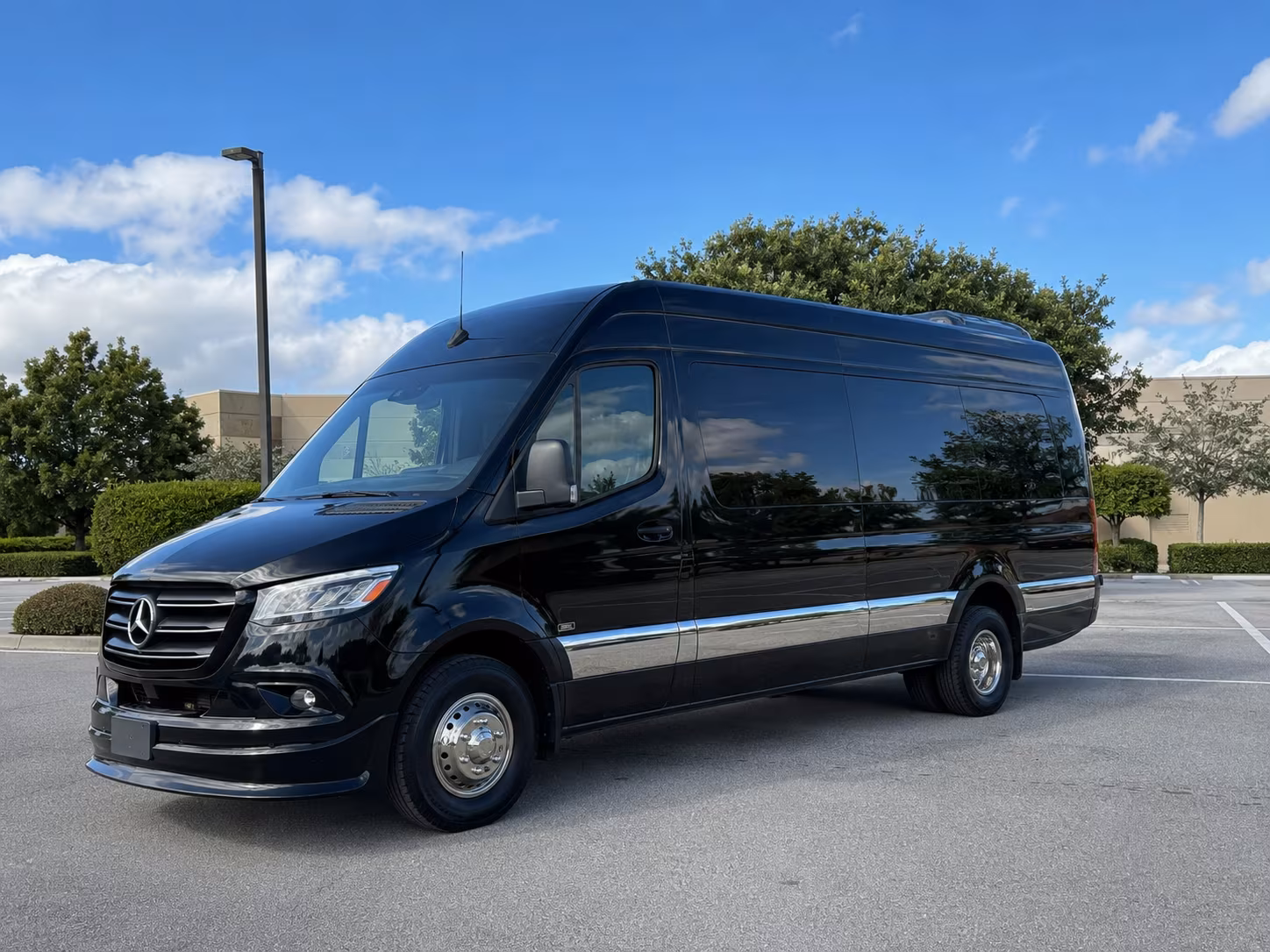 Baltimore School Event Transportation party bus exterior