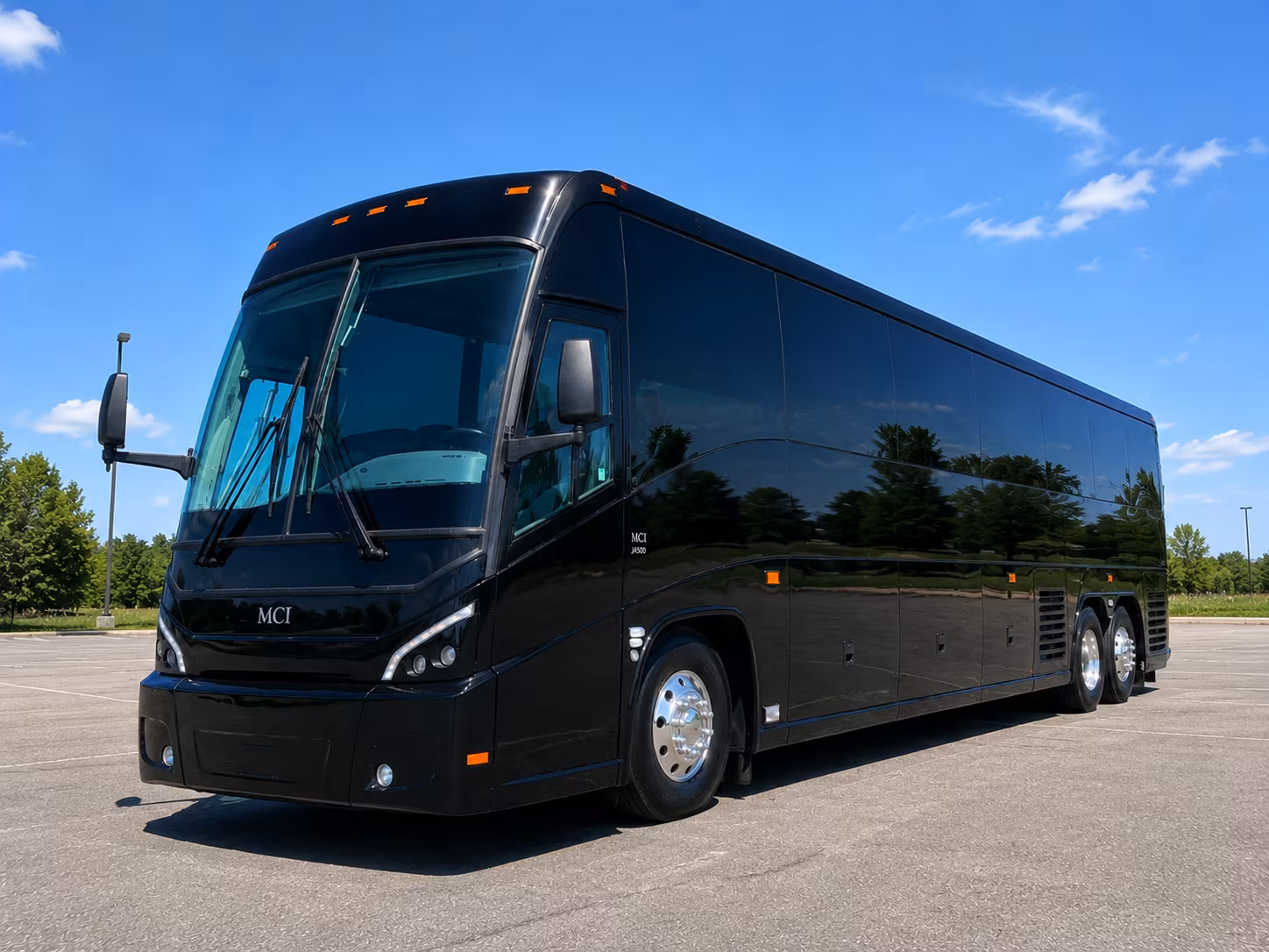 Baltimore School Event Transportation party bus exterior
