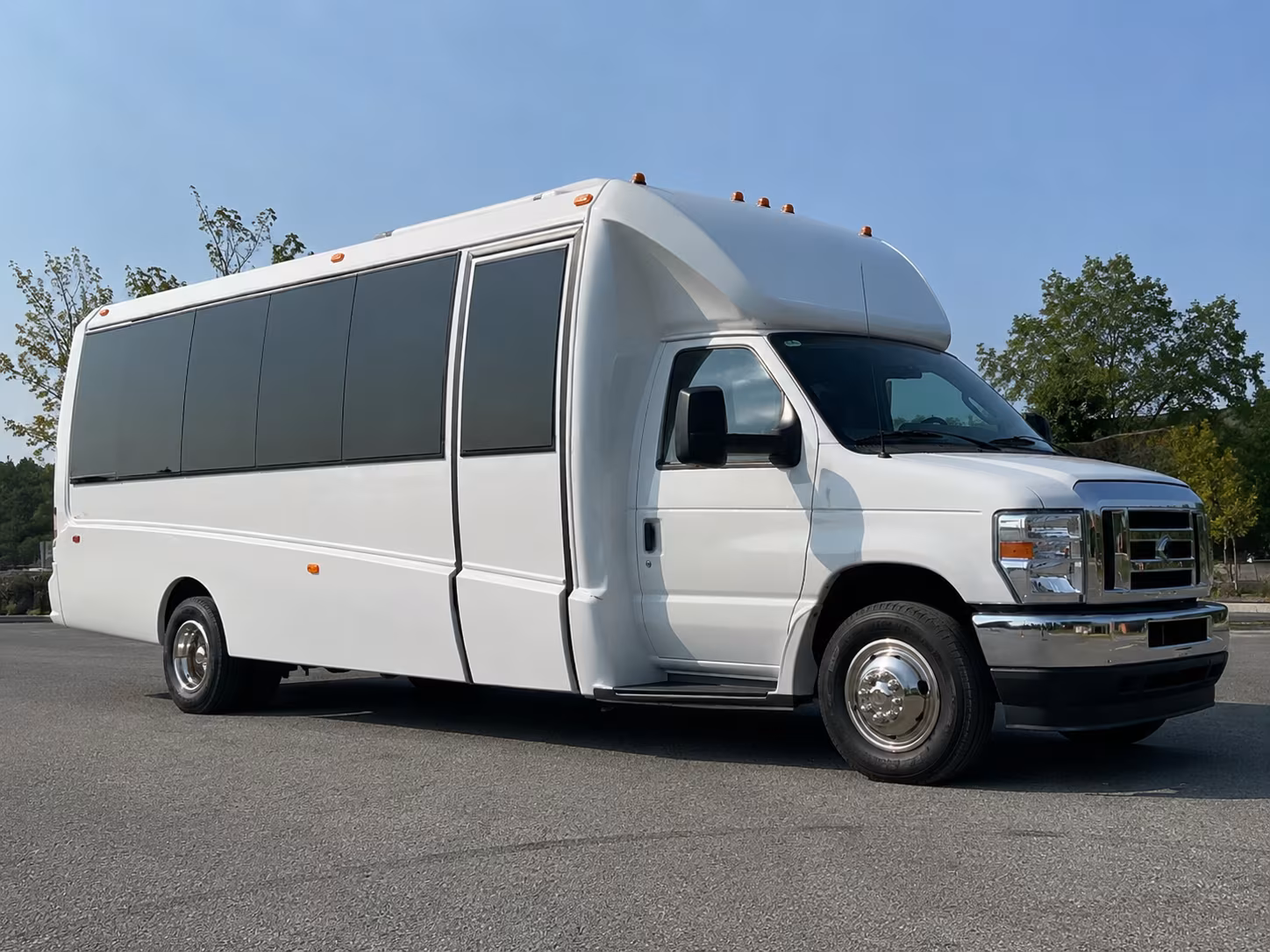 Baltimore Sporting Event Transportation party bus exterior