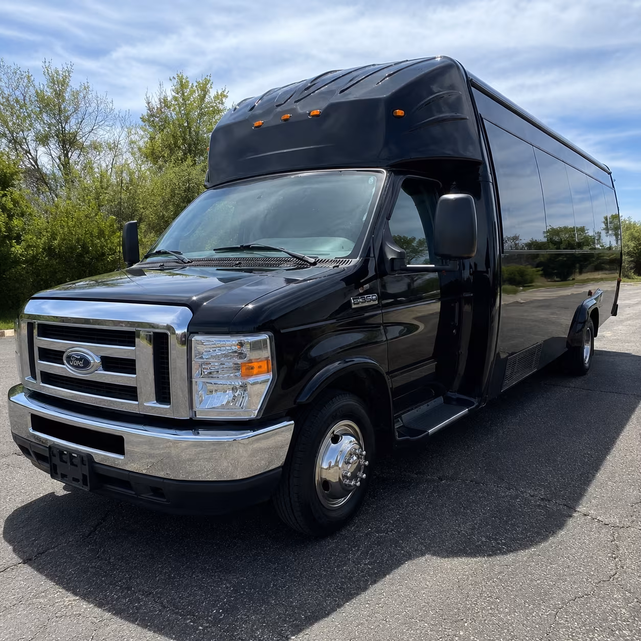 Baltimore Sporting Event Transportation party bus exterior