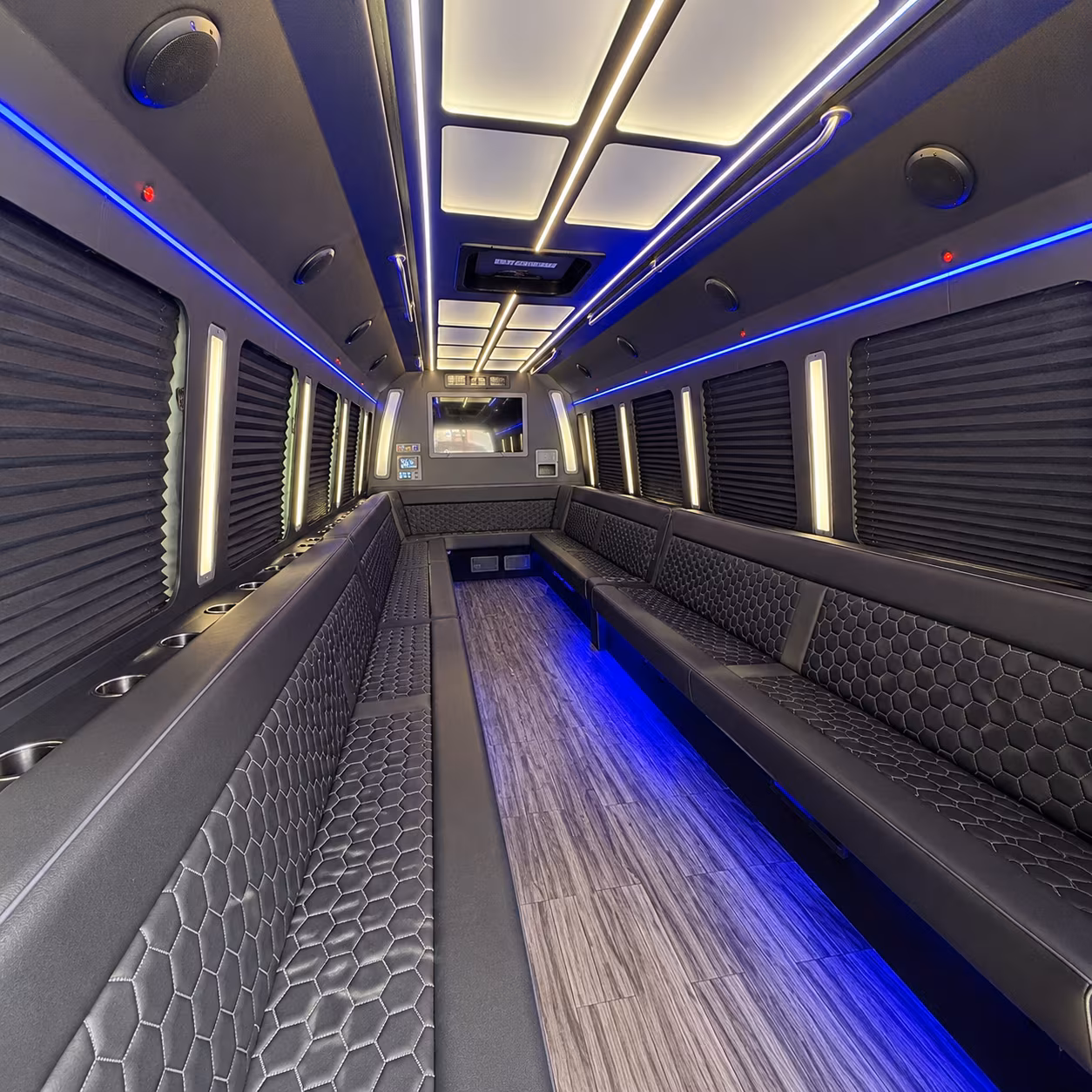 Baltimore Sporting Event Transportation party bus exterior
