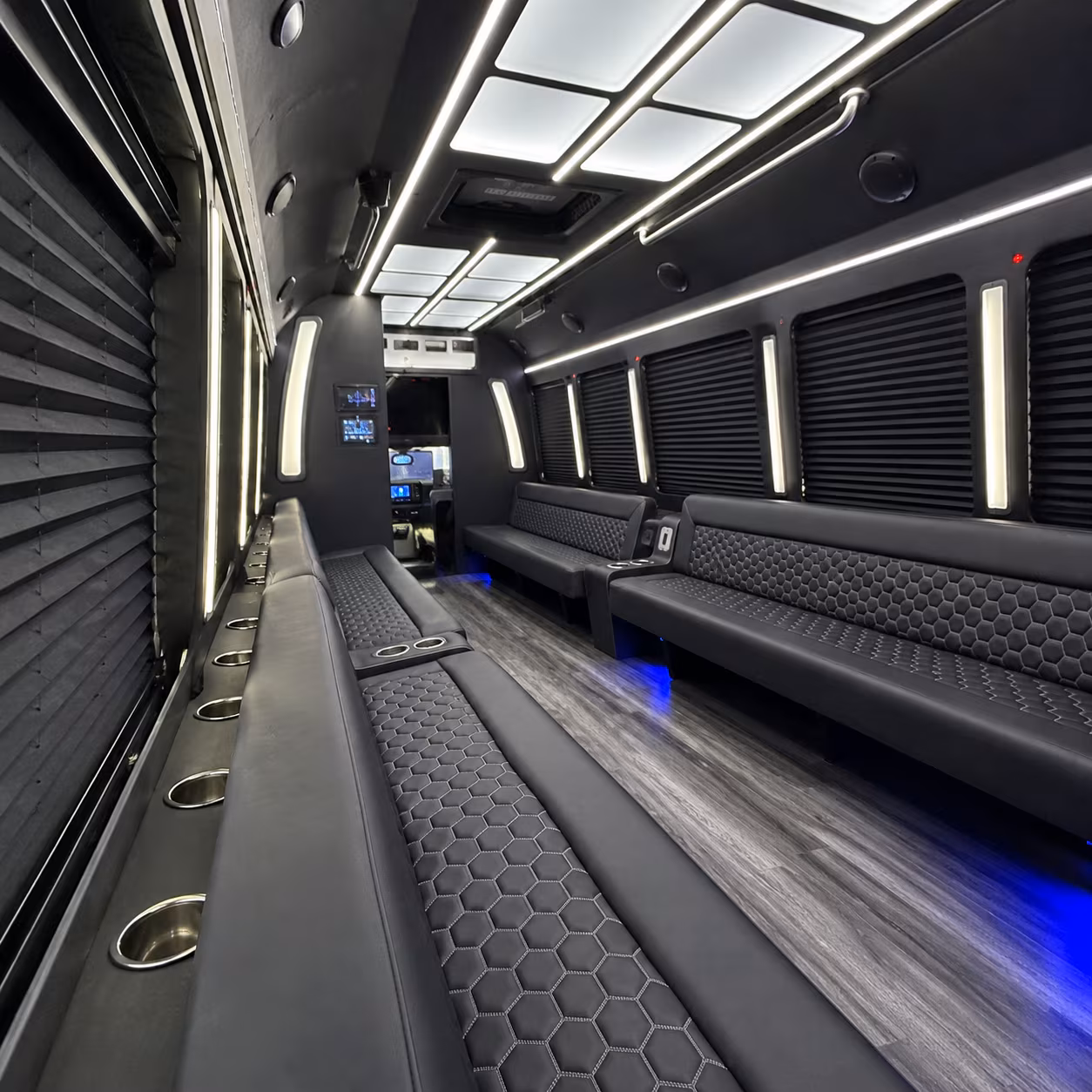 Baltimore Sporting Event Transportation party bus exterior