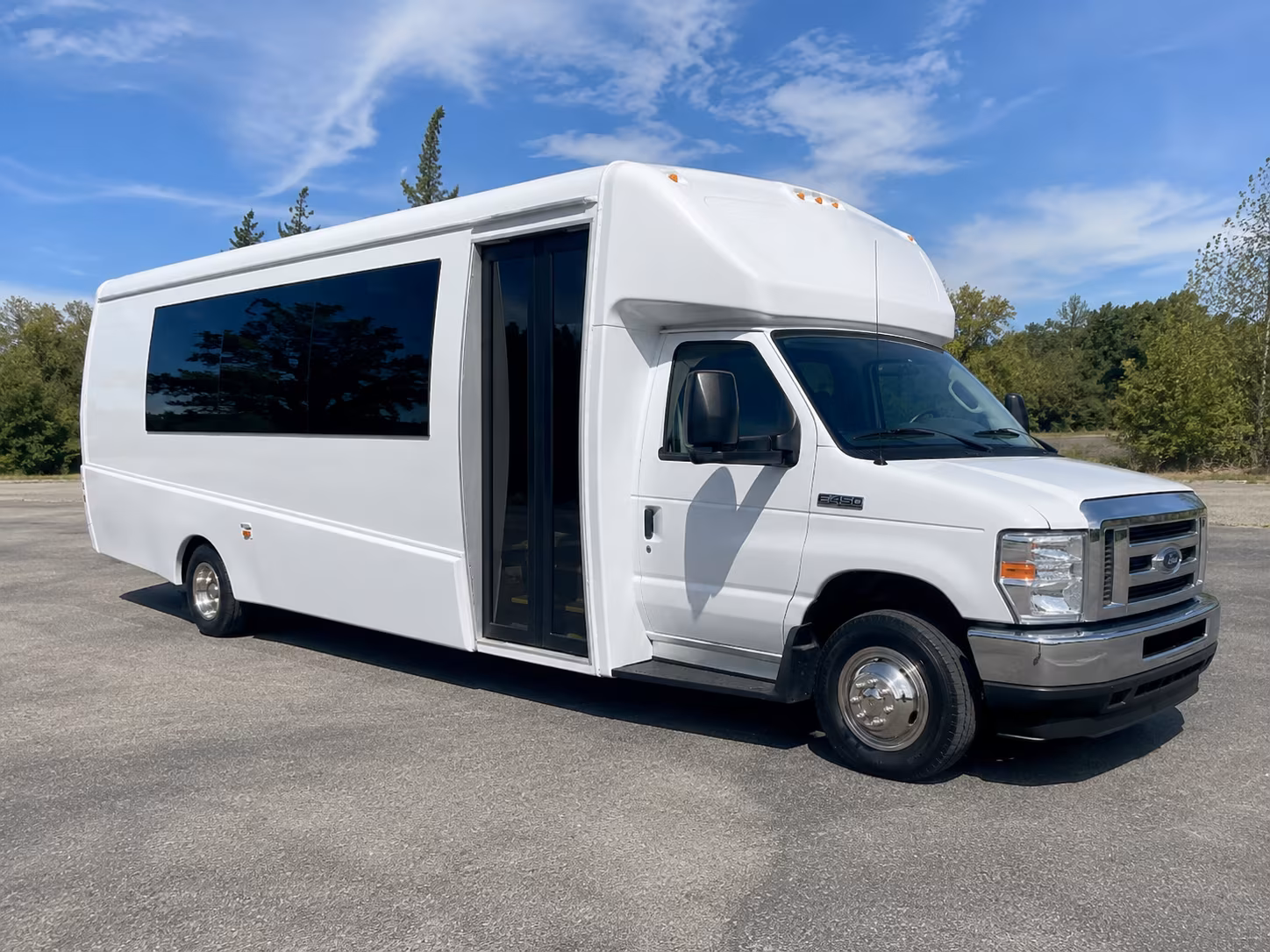 Baltimore Sporting Event Transportation party bus exterior