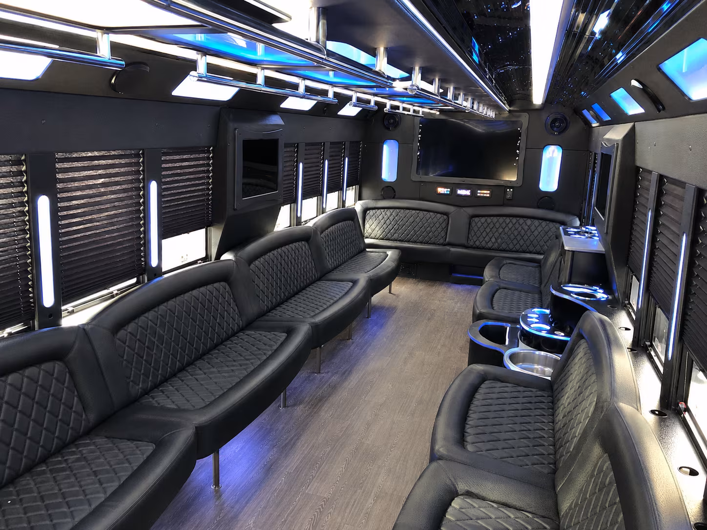 Baltimore Wedding Transportation party bus exterior
