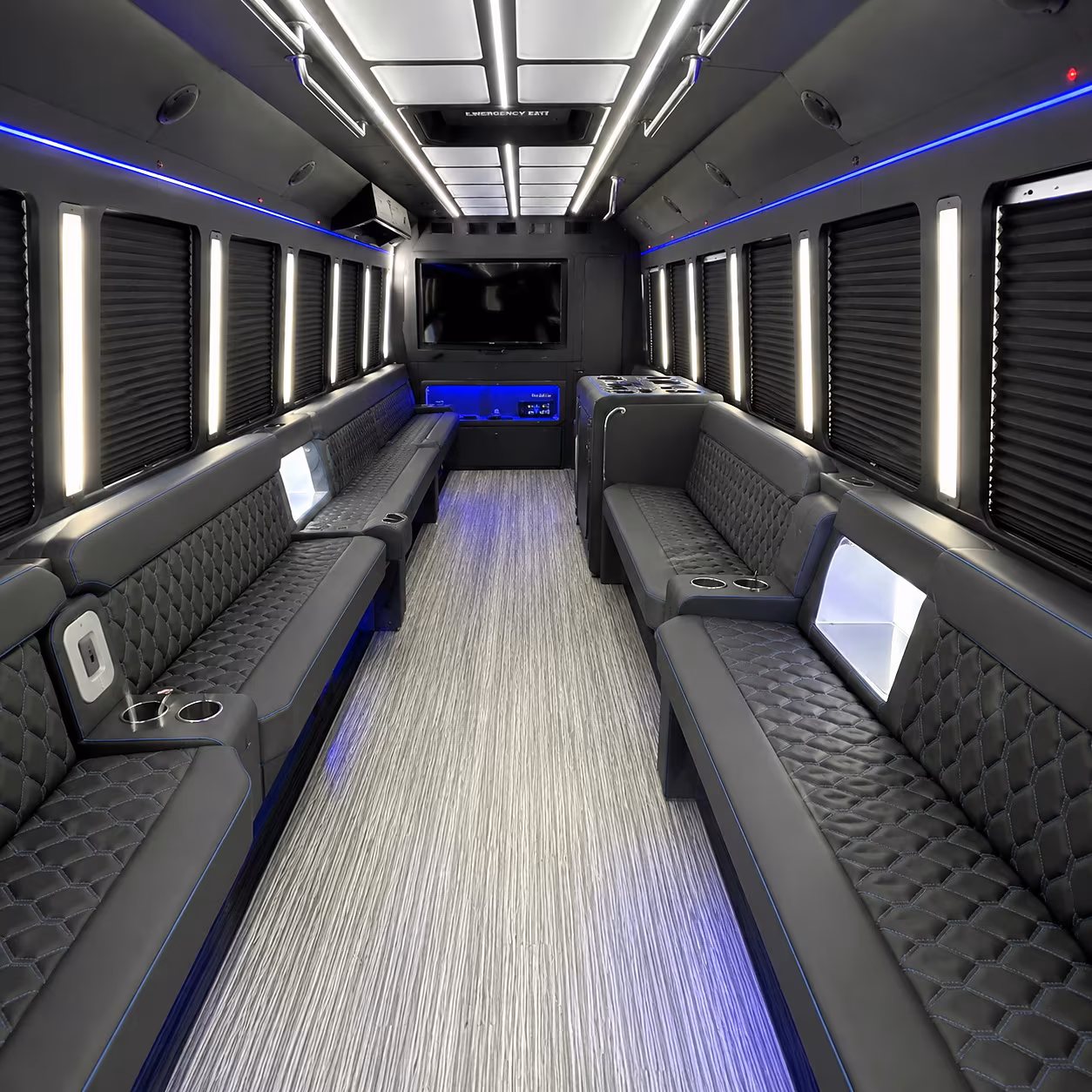 Baltimore Wedding Transportation onboard seating