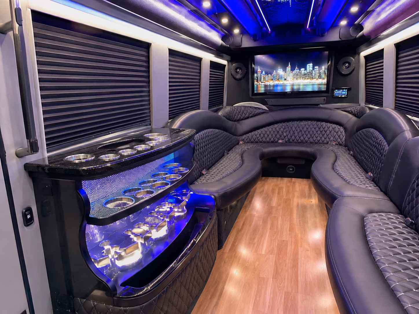 Baltimore Winery Tour & Pub Crawl Transportation party bus exterior