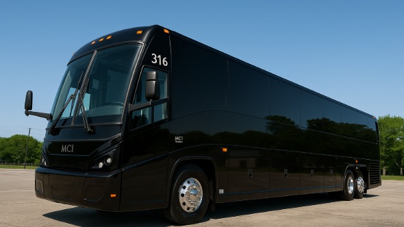 Exterior of Charter Bus Company Baltimore's 40 Passenger Charter Bus in Baltimore