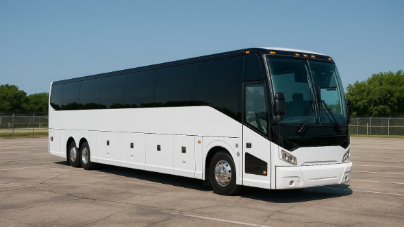 Exterior of Charter Bus Company Baltimore's 48 Passenger Charter Bus in Baltimore