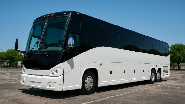 Exterior of Charter Bus Company Baltimore's 56 Passenger Charter Bus in Baltimore